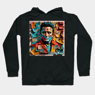 Johnny Cash // Paper Art Hoodie